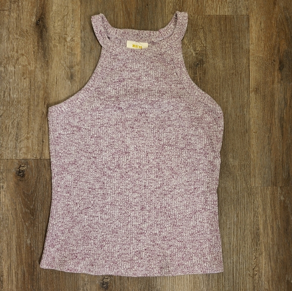 Anthropologie Maeve Harlan Knit Tank Raspberry Size Large - Picture 4 of 11
